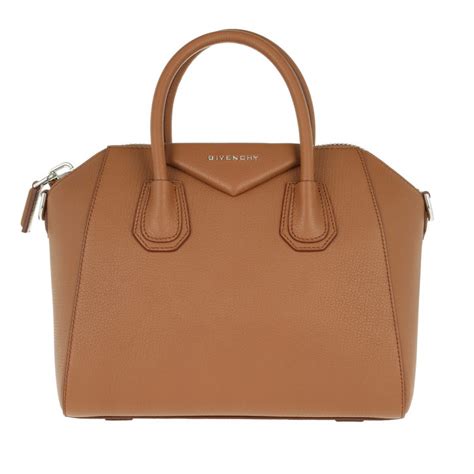 givenchy small antigona in cognac